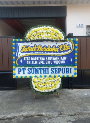 Papan Bunga Duka di Cilebar